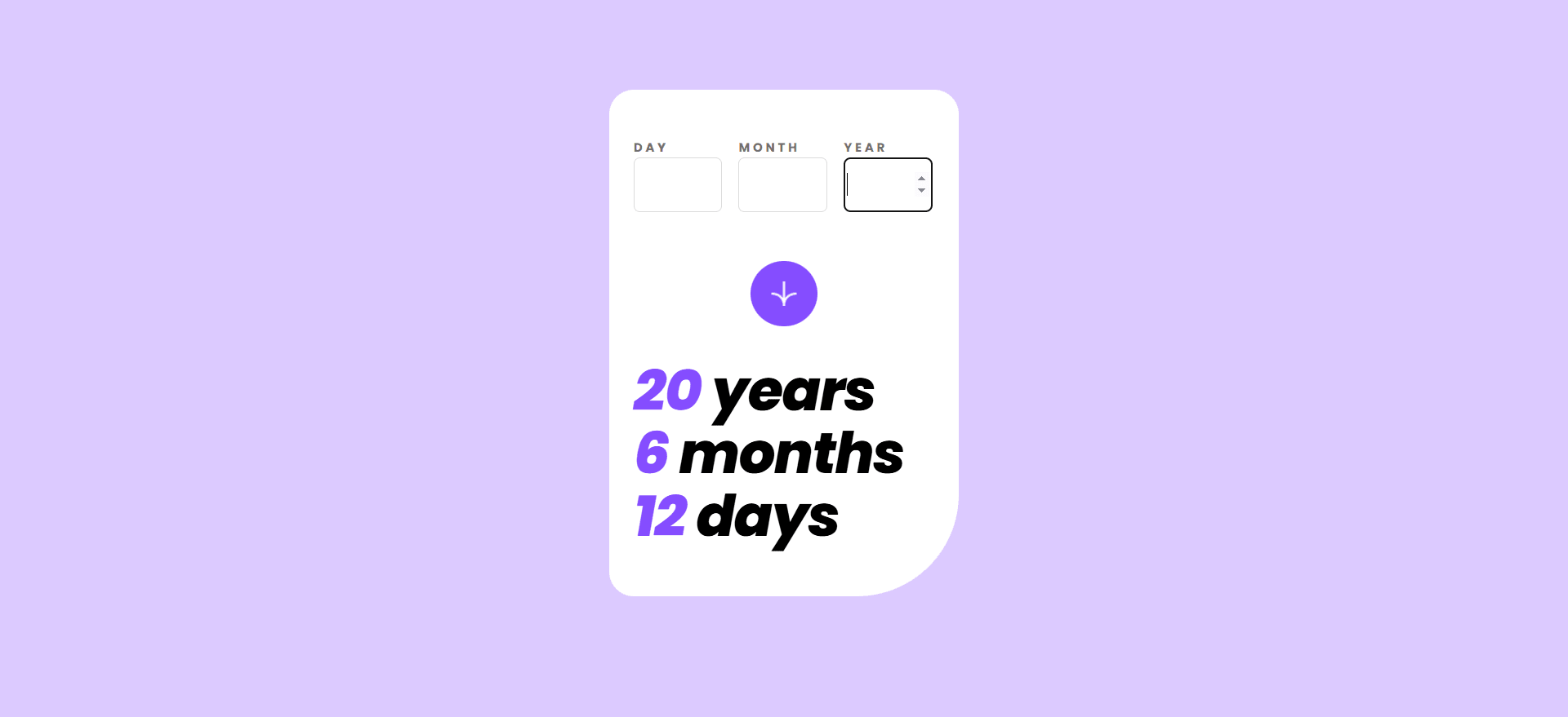 Age Calculator