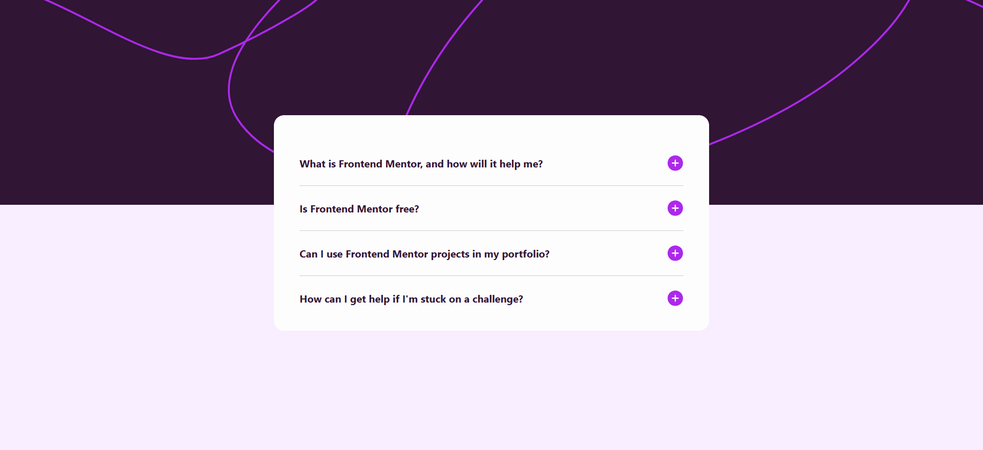 faq Accordion